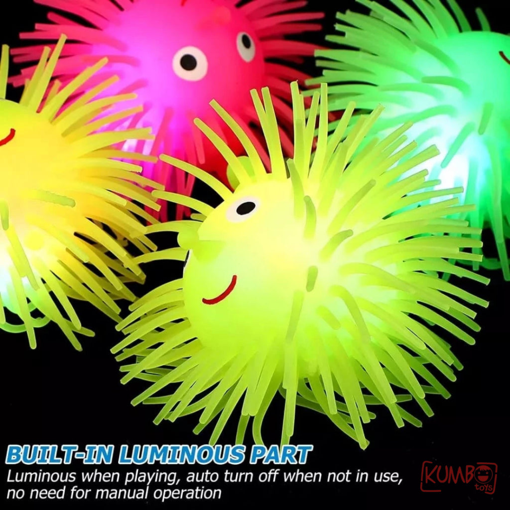 Mainan Edukasi Anak Bola Ubur LED Puffer Ball Ubur Ubur Nyala