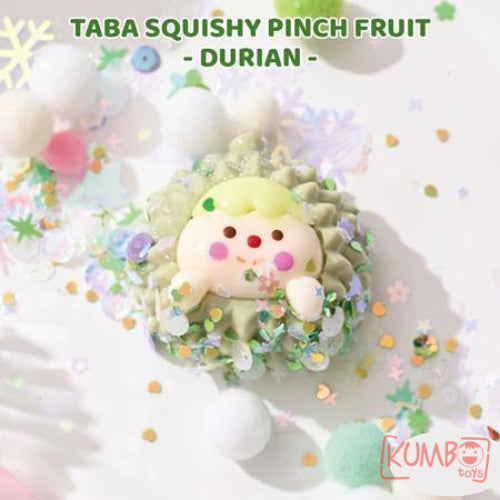 Mainan Edukasi Anak Taba Squishy Pinch Fruit Durian Mango Strawberry Stress Relief