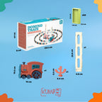 Mainan Edukasi Anak Domino Electric Train Susun Domino Kereta Otomatis
