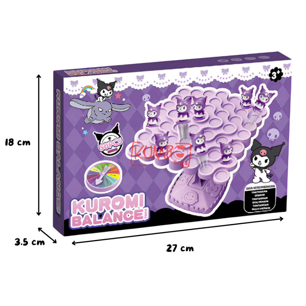 Mainan Edukasi Anak Balancing Board Kuromi Games Tree Permainan Keseimbangan Karakter Sanrio