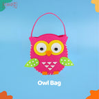 Mainan Edukasi Anak Tas Flanel Anak Montessori DIY Flanel HandBag Menjahit Handcraft Craft karakter