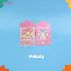 Amplop Lebaran Idul Fitri  Kecil Mini Karakter Lucu Sanrio Dino Isi 5