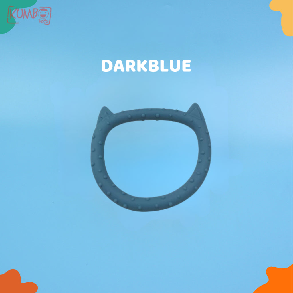 Mainan Gigitan Bayi Teether Bentuk Gelang Teether Silikon