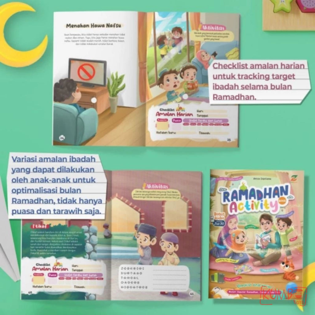 Buku Edukasi Anak Special Ramadhan Activity Book Bulan Puasa Full 30 Hari Spesial Ramadan