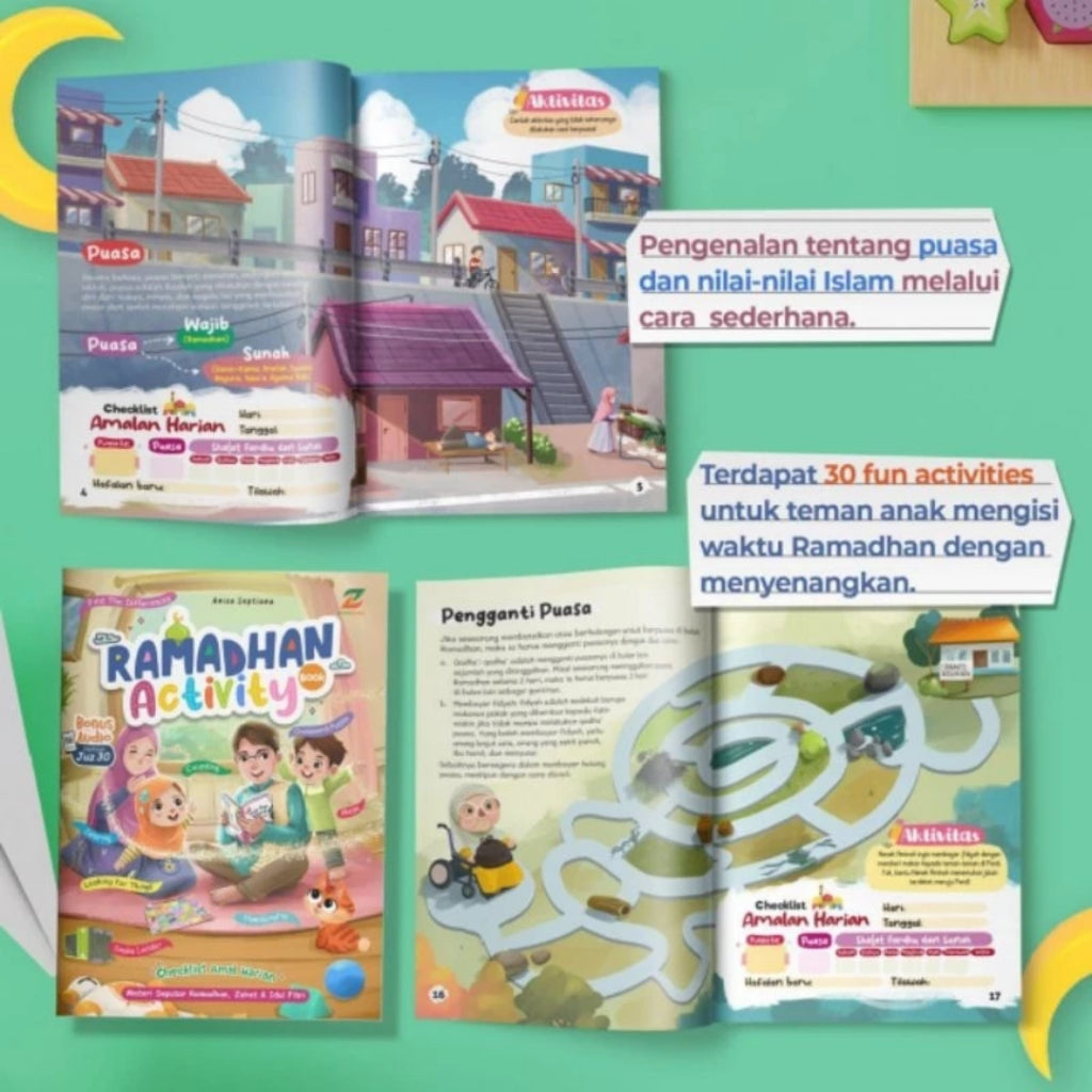 Buku Edukasi Anak Special Ramadhan Activity Book Bulan Puasa Full 30 Hari Spesial Ramadan