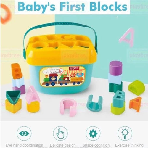 Mainan Edukasi Anak Bayi Balok Sortir Baby First Blocks Shape Sorter