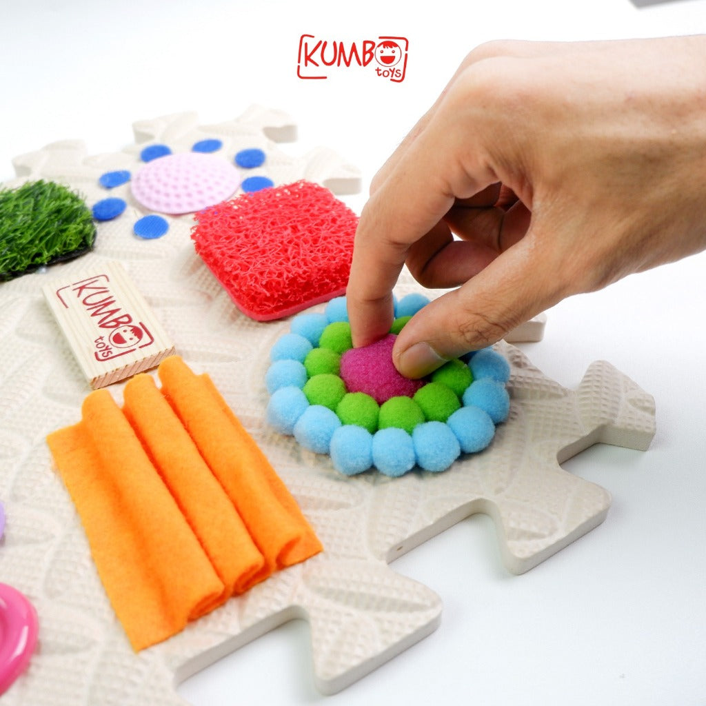 Mainan Edukasi Anak Sensory Play Mat / EVAMat Montessori Anak Bayi