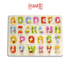 Mainan Edukasi Anak Puzzle Kayu Knob