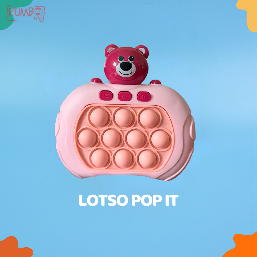 Mainan Edukasi Pop It Elektronik Console Game Press Pop It