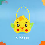 Mainan Edukasi Anak Tas Flanel Anak Montessori DIY Flanel HandBag Menjahit Handcraft Craft karakter