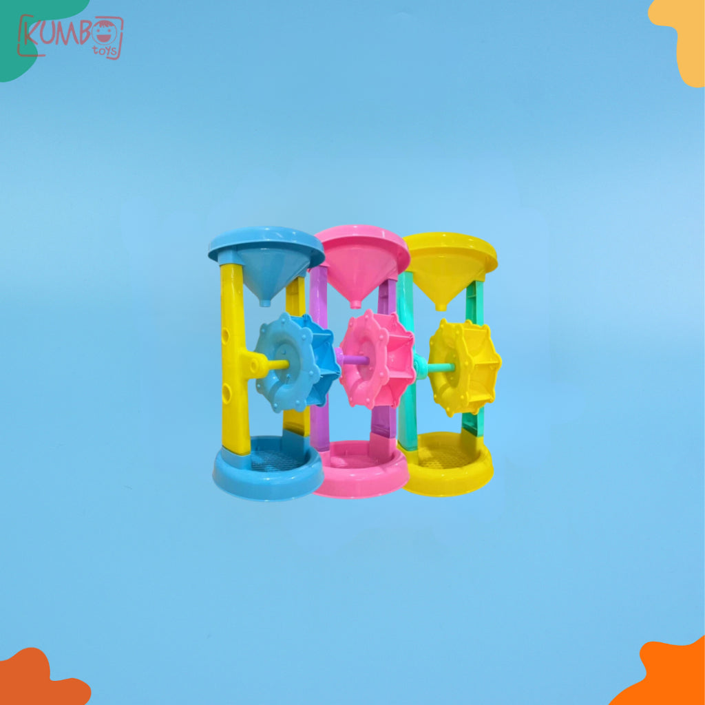 Mainan Edukasi Anak Water Wheels Garden Corong Pasir Kincir Air Cetakan Pasir