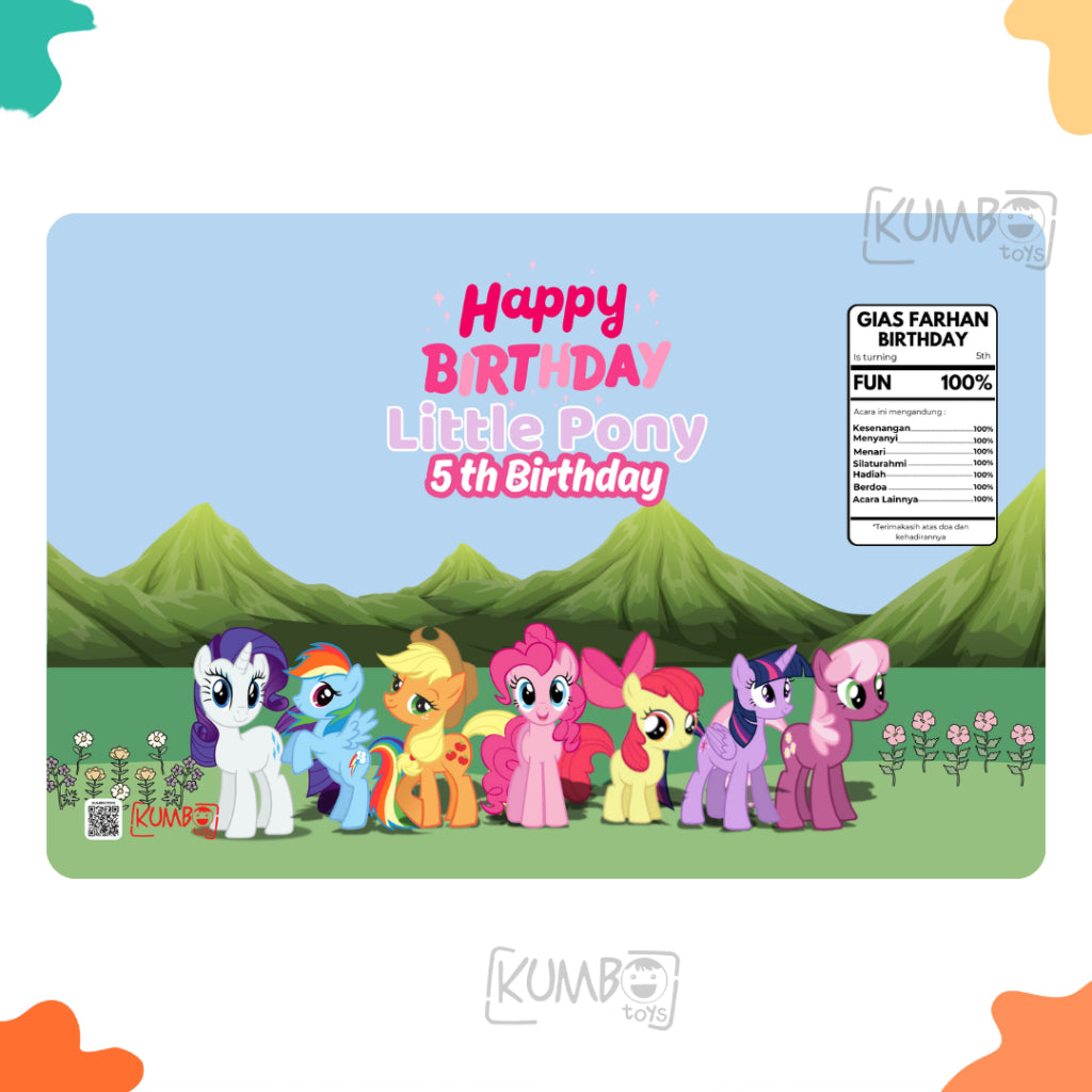 Pouch Snack Bingkisan Ulang Tahun Lebaran 20x30 Idul Fitri Ultah Premium Flexi