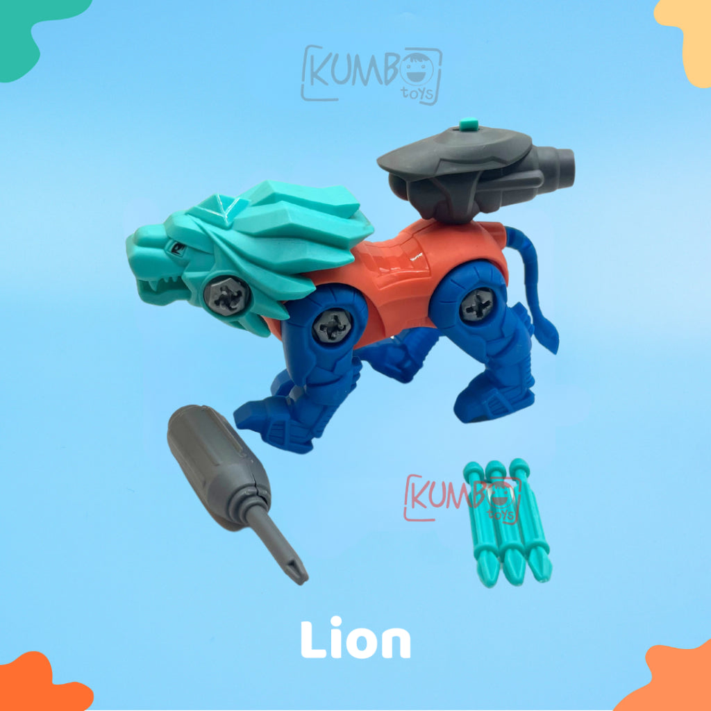 Mainan Edukasi Anak DIY Dino Assembly Rakit Bongkar Pasang