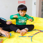 Mainan anak Puzzle Sedotan DIY Magic Straw