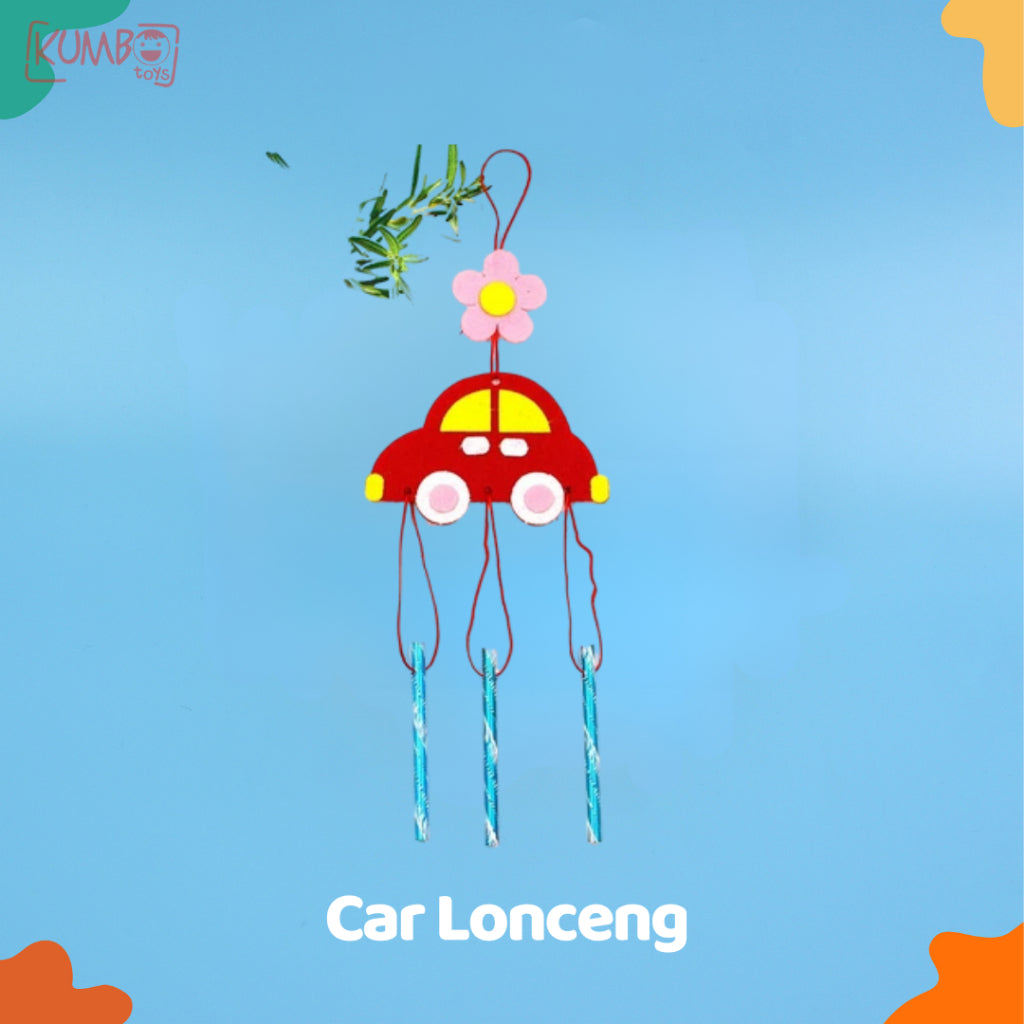 Mainan Edukasi Anak DIY Gantungan Flanel Felt Lonceng Angin Genta Wind Chime Craft Prakarya Kerajinan Tangan