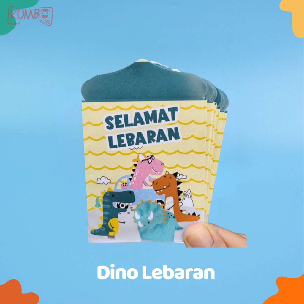 Amplop Lebaran Idul Fitri  Kecil Mini Karakter Lucu Sanrio Dino Isi 5