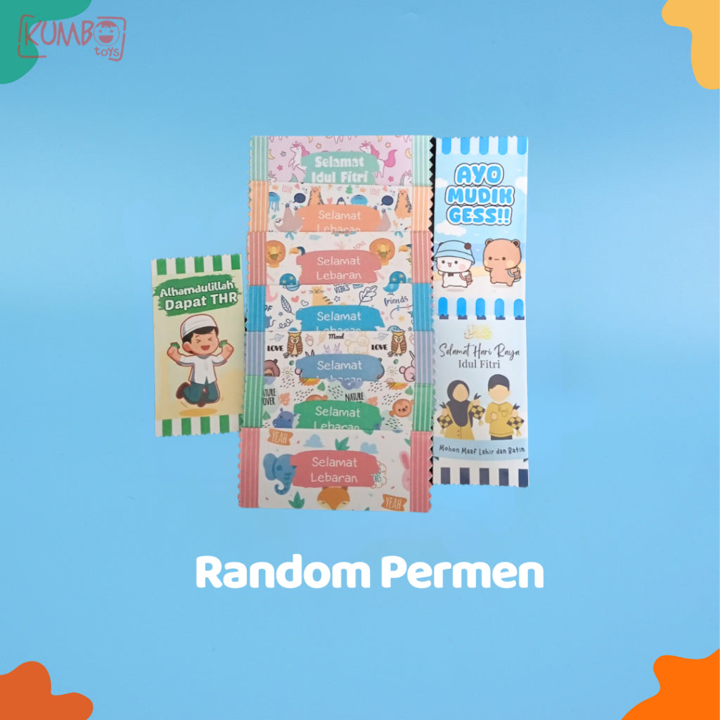 Amplop Lebaran Idu Fitri Kecil Bentuk Permen Isi 5 Sanrio Snack