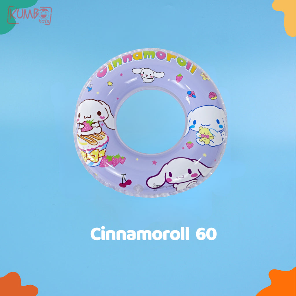 Ban Renang Anak Karakter Lucu 60 & 70 CM Swim Ring PVC Sanrio Stitch