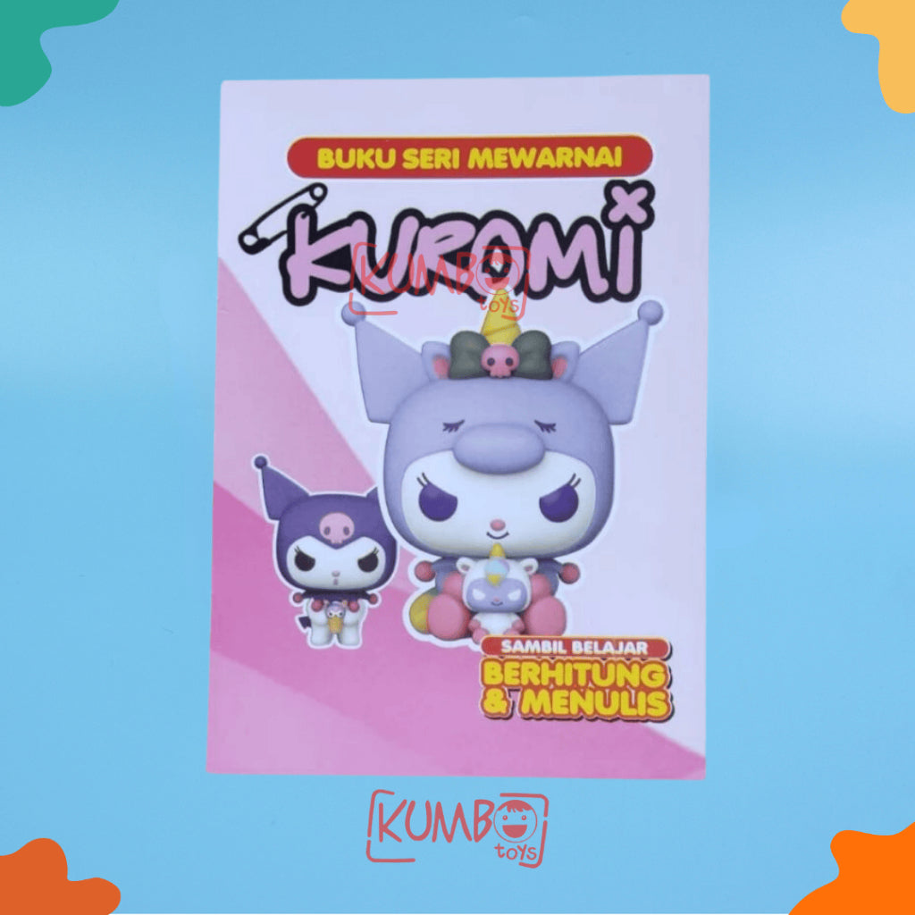 Buku Edukasi Mewarnai Berhitung dan Menulis Anak TK / Paud Karakter A5