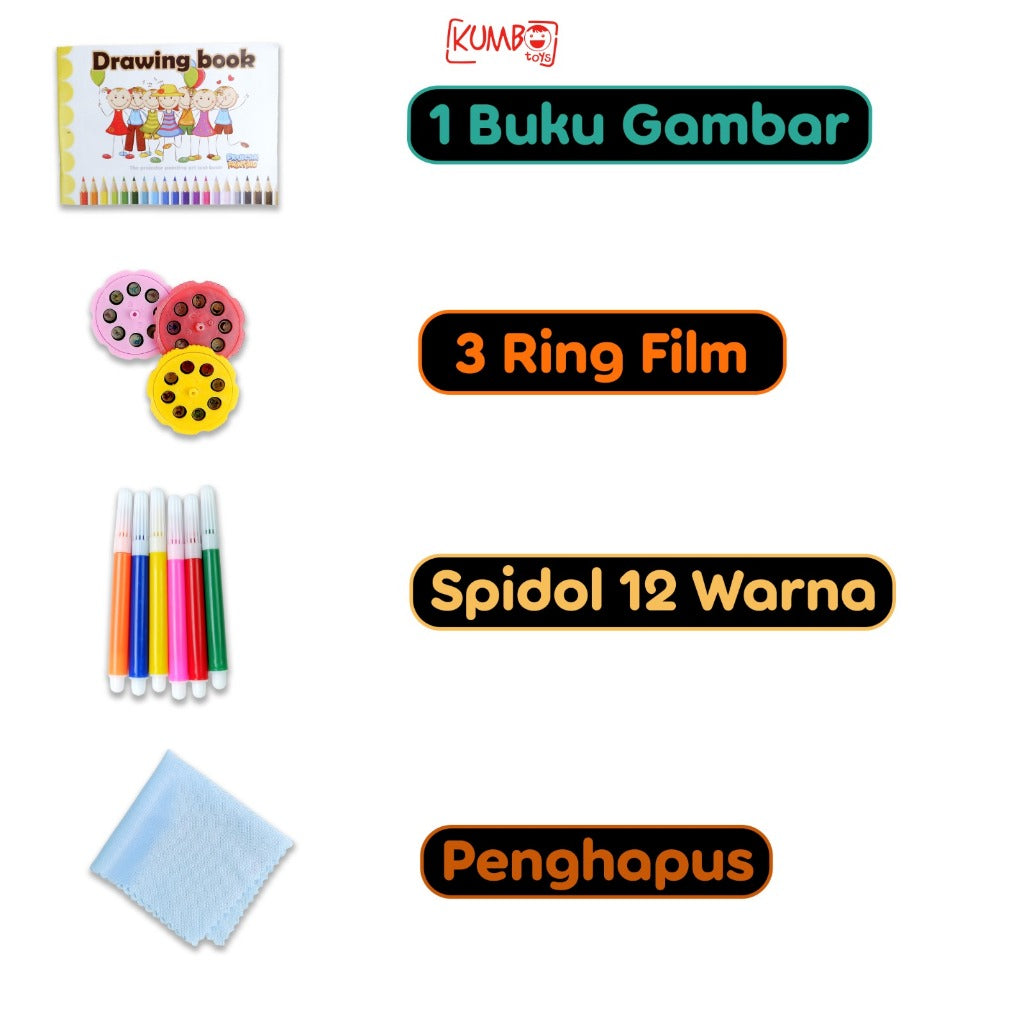 Mainan Edukasi Anak Projector Painting