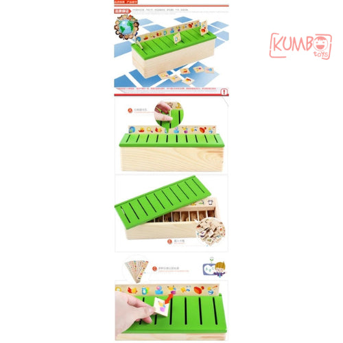 Mainan Edukasi Anak Knowledge Classification Box Kotak Klasifikasi Sortir Bentuk Warna Hewan Buah