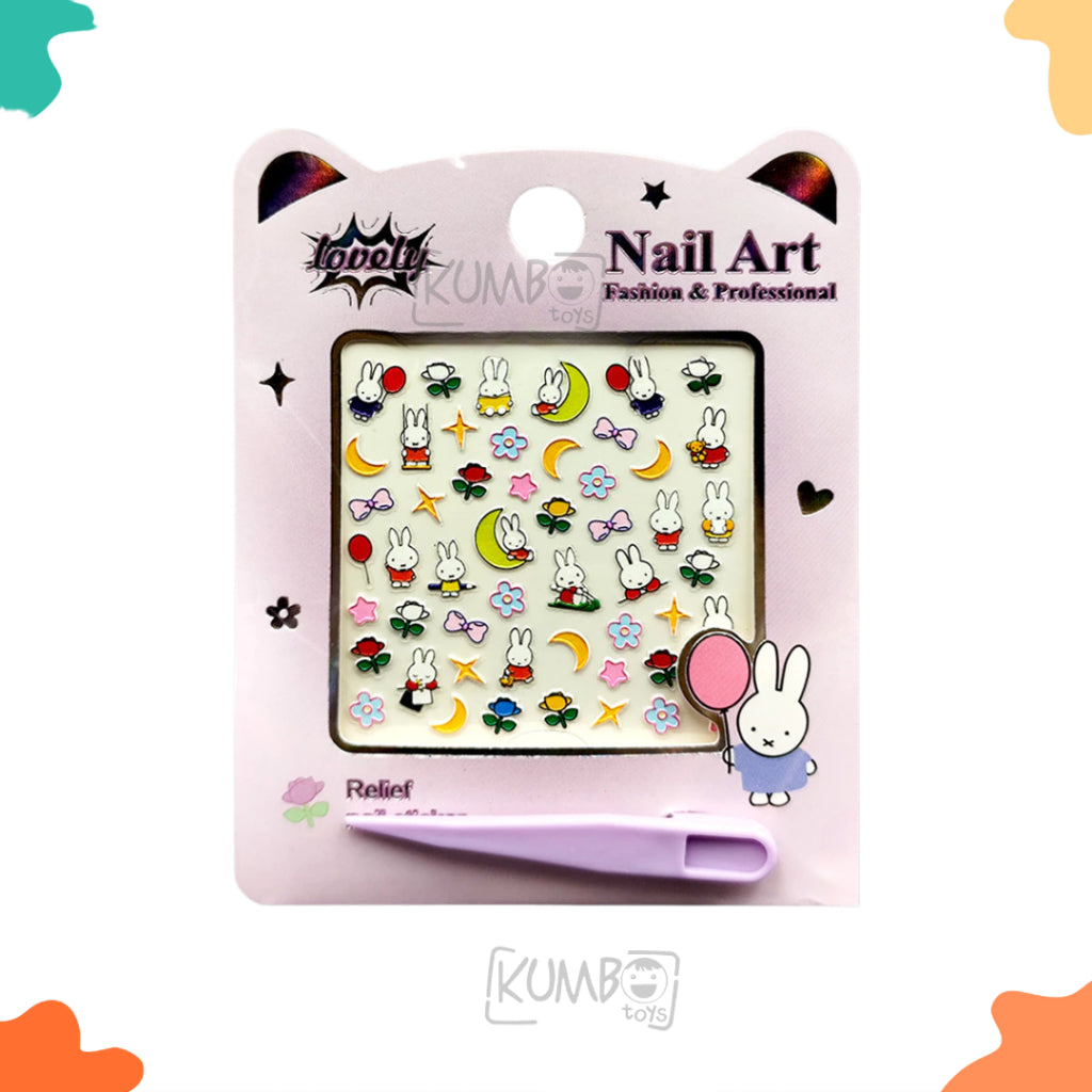 Stiker Kuku Anak Perempuan Karakter Sticker Nail Art Motif Princess Disney