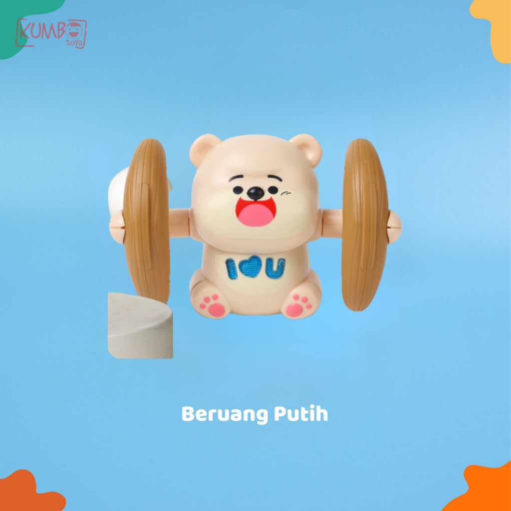 Mainan Edukasi Anak Rolling Voice Controlled Electric Toy Karakter Guling