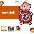 Mainan Edukasi Anak Lempar Bola Tempel Target Dart Ball