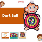 Mainan Edukasi Anak Lempar Bola Tempel Target Dart Ball