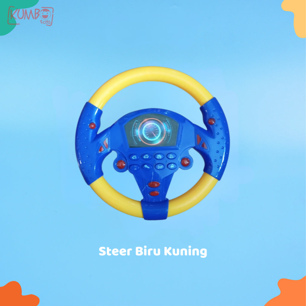 Mainan Edukasi Anak Setir Mobil Steering Wheel Simulated Driving