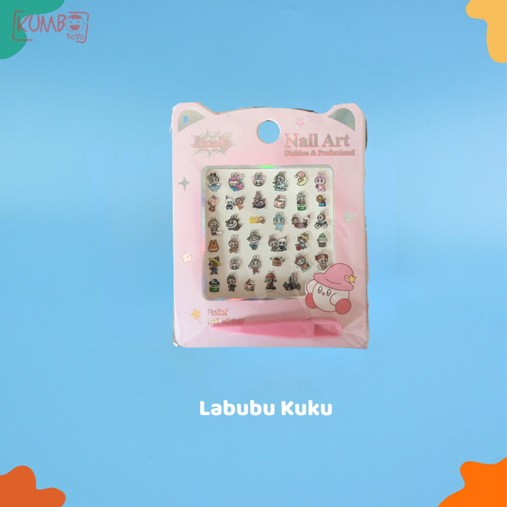 Stiker Kuku Anak Perempuan Karakter Sticker Nail Art Motif Princess Disney