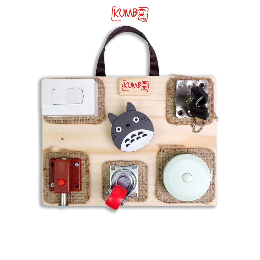 Busy Board Mainan Edukasi Montessori Papan Main Anak