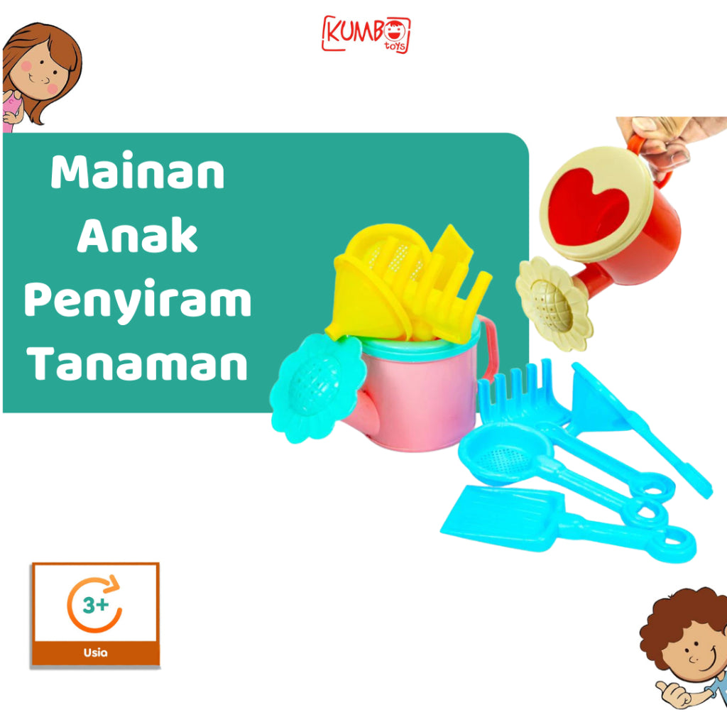 Mainan Edukasi Anak Pretend Play Penyiram Tanaman Berkebun