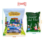 Pouch Snack Bingkisan Ulang Tahun Lebaran 15x20 Idul Fitri Ultah Premium Flexi