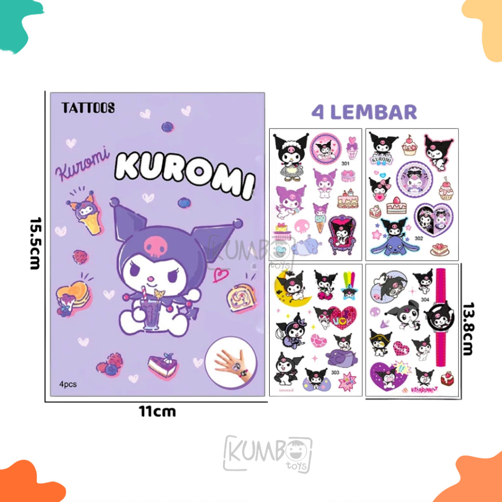 Mainan Tempel Anak Tattoo Stiker Anak