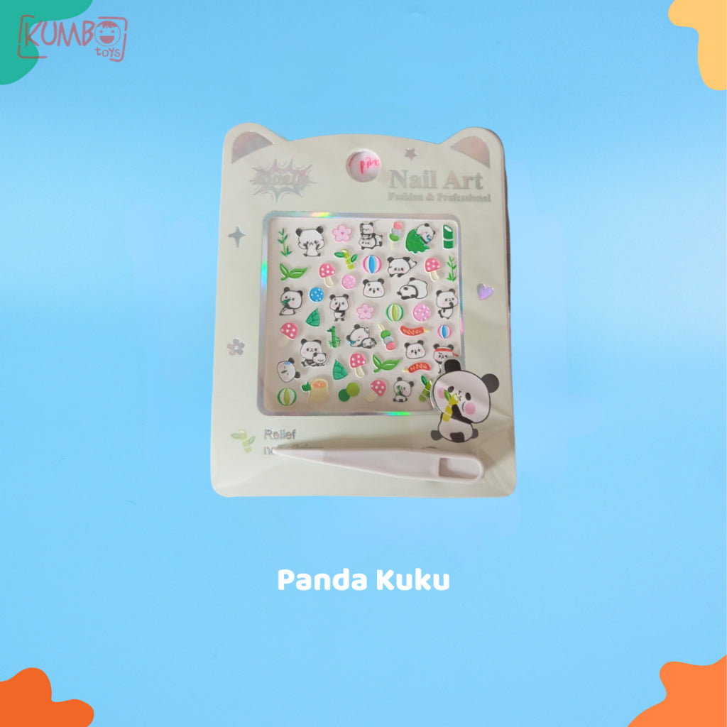 Stiker Kuku Anak Perempuan Karakter Sticker Nail Art Motif Princess Disney