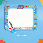 Mainan Edukasi Anak Water Painting Doodle Mat Kanvas Ajaib Lukis