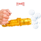 Mainan Bubble Gun Gatling Pistol Gelembung Sabun Anak Buble Gun Elektrik Machine Gun Bubble Busa