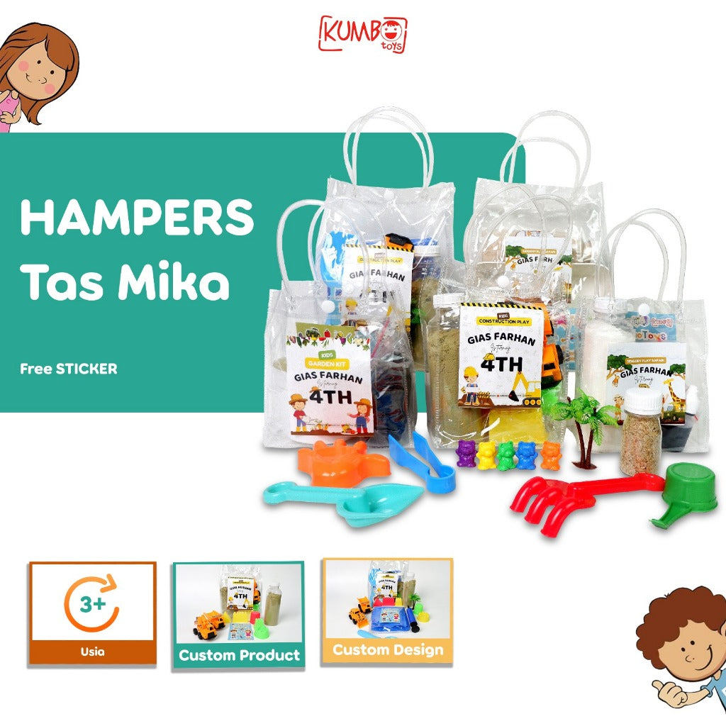 Hampers Sensory Play Mika Bag Bingkisan Ulang Tahun Anak Acara Sekolah