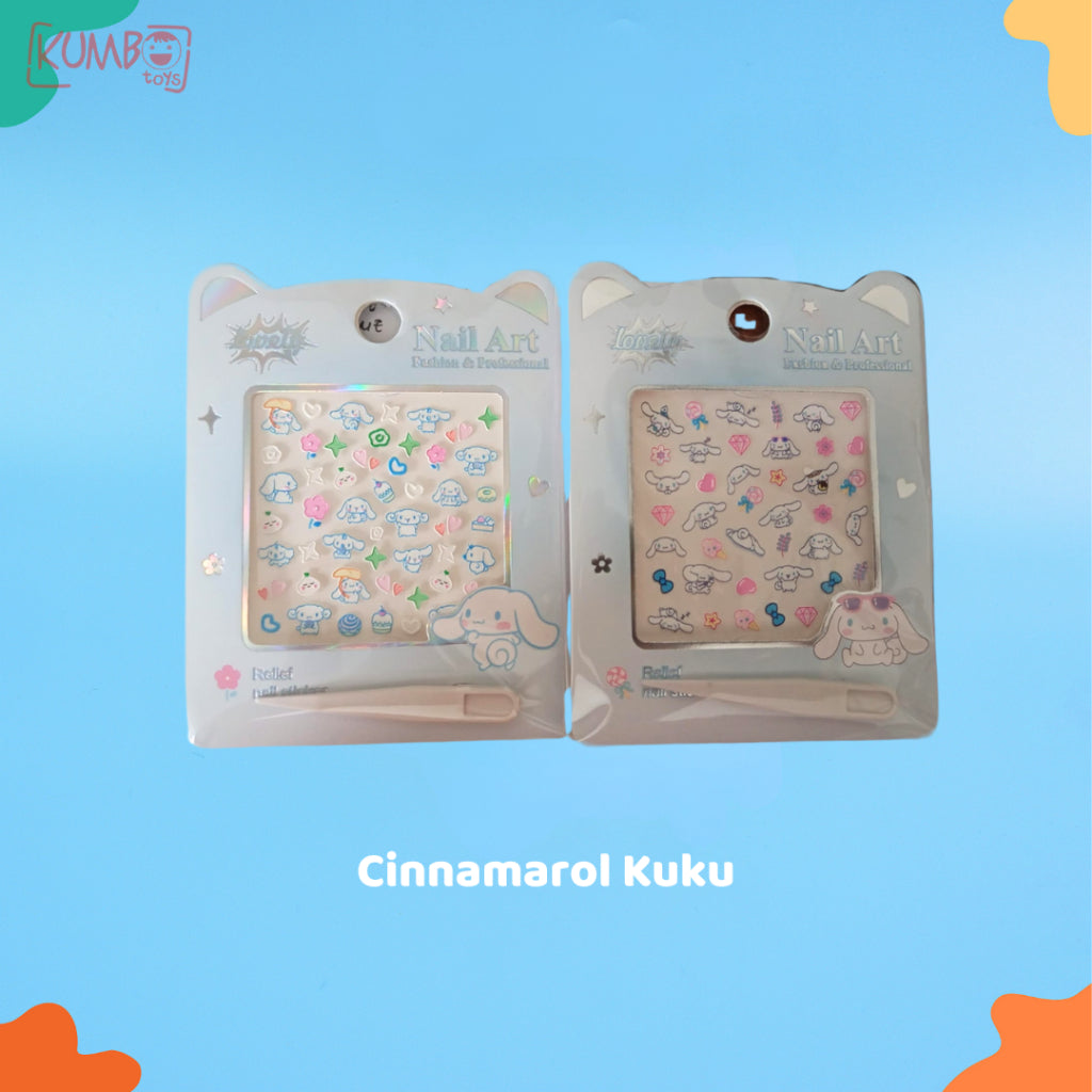 Stiker Kuku Anak Perempuan Karakter Sticker Nail Art Motif Princess Disney