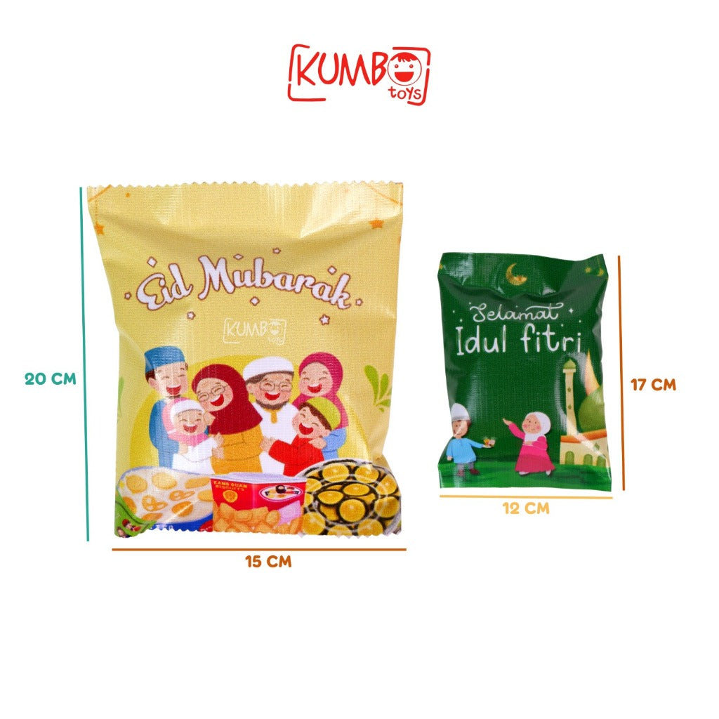 Pouch Snack Bingkisan Ulang Tahun Lebaran 20x30 Idul Fitri Ultah Premium Flexi