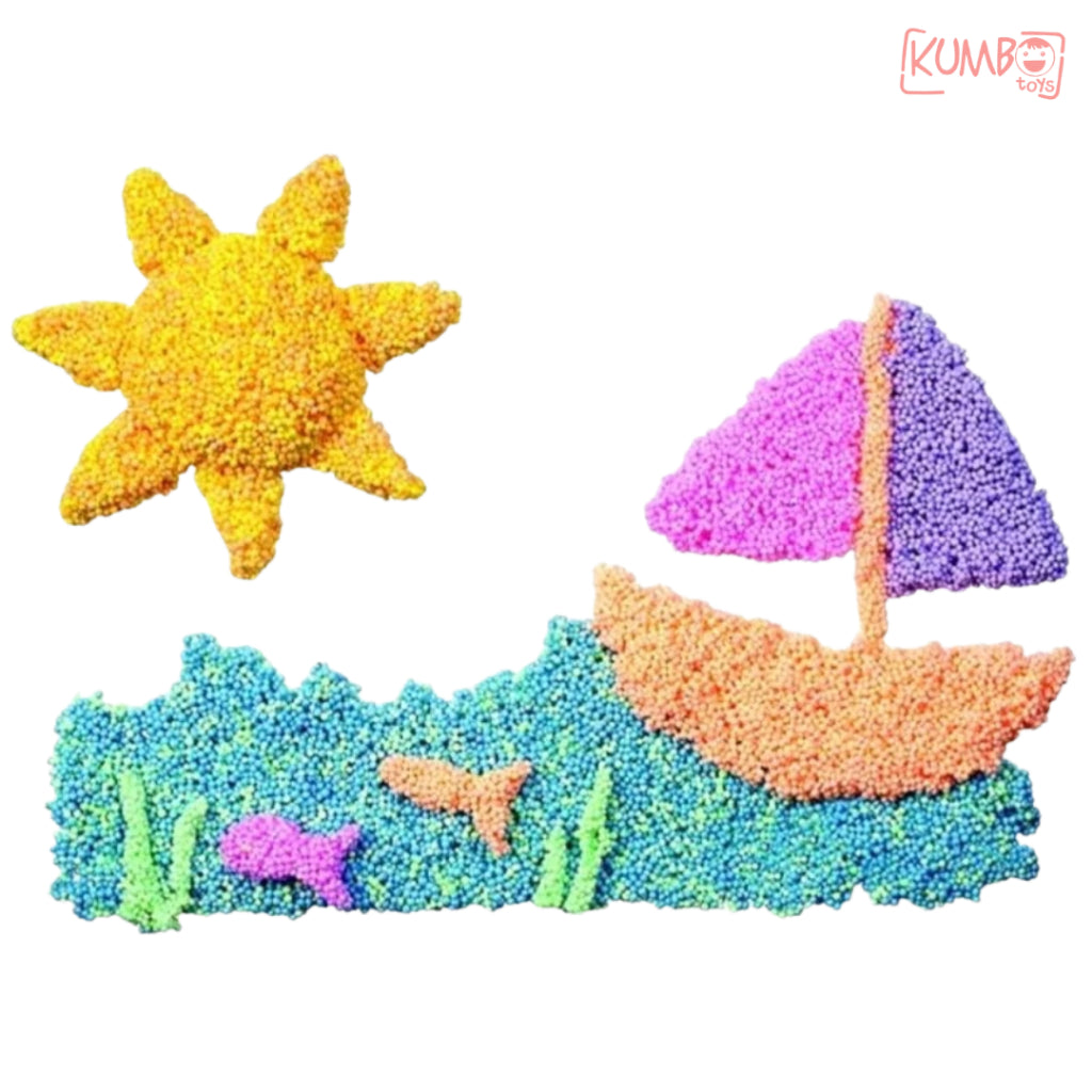 Mainan Edukasi Anak Modelling Foam Clay Playfoam