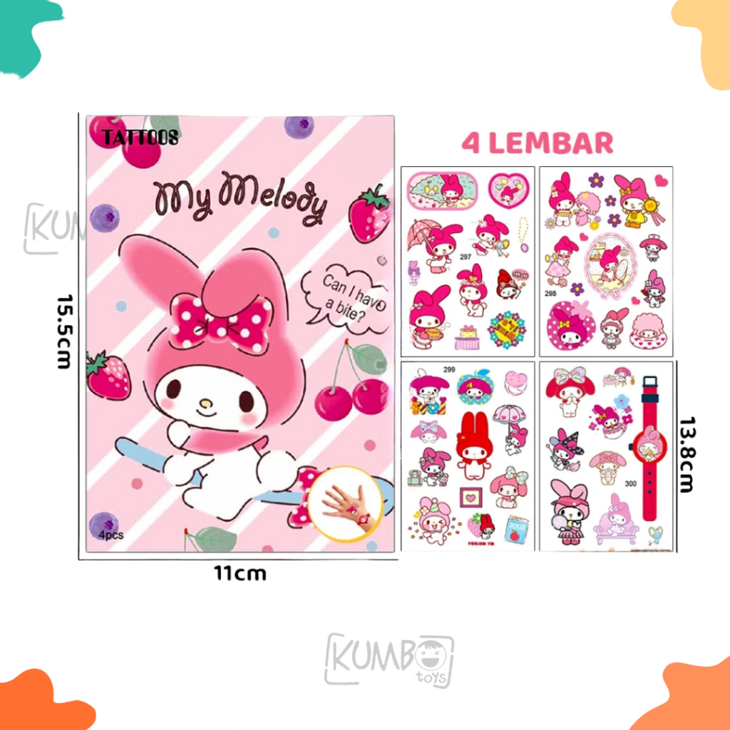 Mainan Tempel Anak Tattoo Stiker Anak