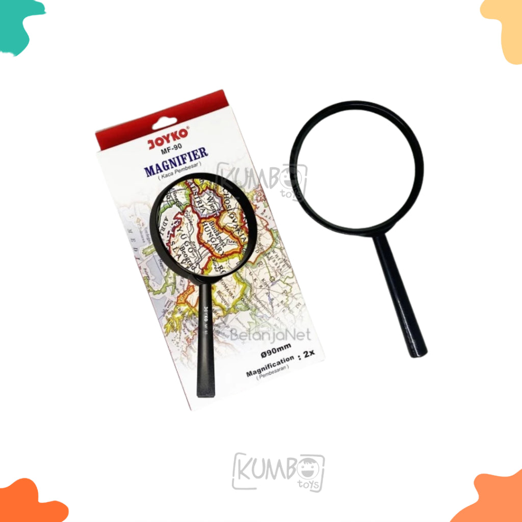 Mainan Edukasi Anak Lensa Kaca Pembesaran 3x Diameter 60mm