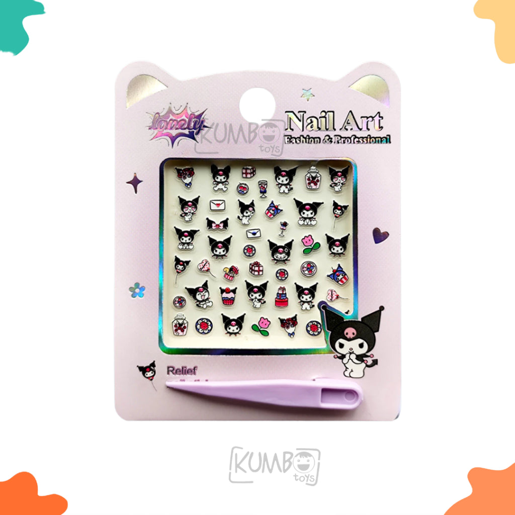 Stiker Kuku Anak Perempuan Karakter Sticker Nail Art Motif Princess Disney