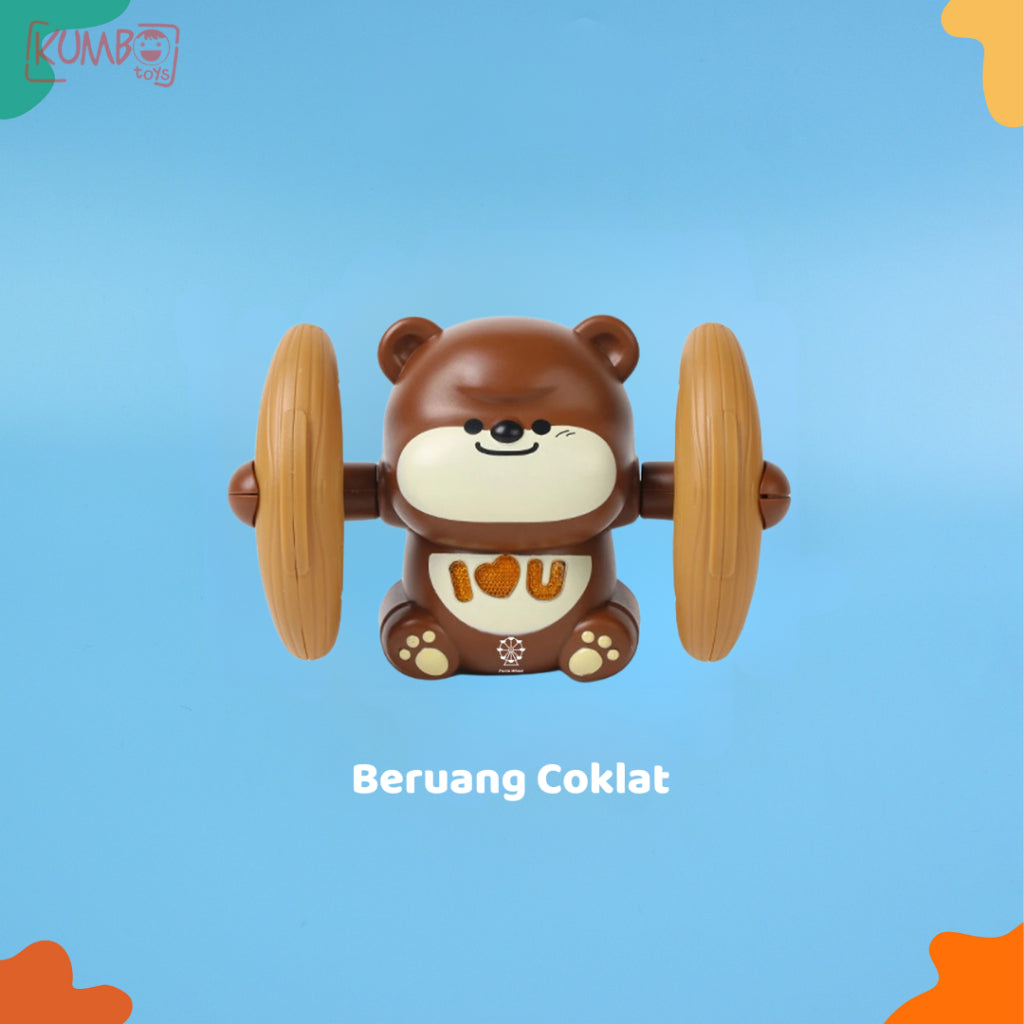 Mainan Edukasi Anak Rolling Voice Controlled Electric Toy Karakter Guling