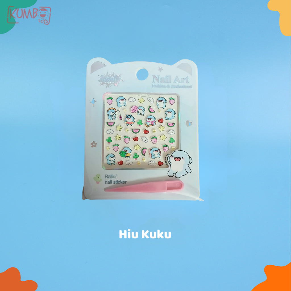 Stiker Kuku Anak Perempuan Karakter Sticker Nail Art Motif Princess Disney