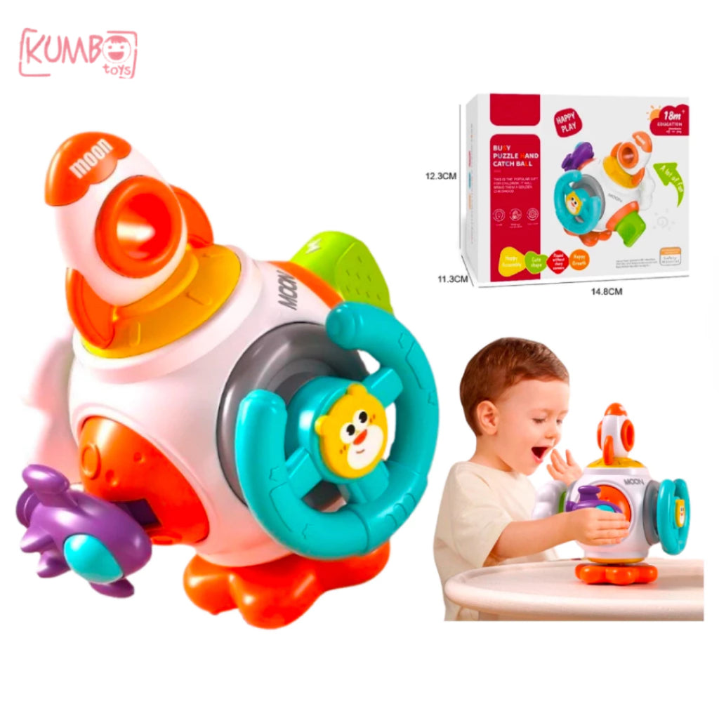 Mainan Edukasi Bayi Busy Puzzle Hand Catch Ball Stimulus Motorik