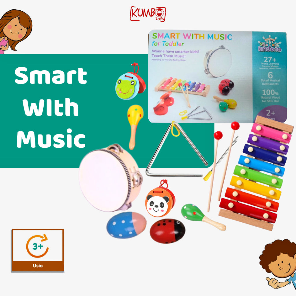 Mainan Edukasi Anak Alat Musik Set Box Smart With Music