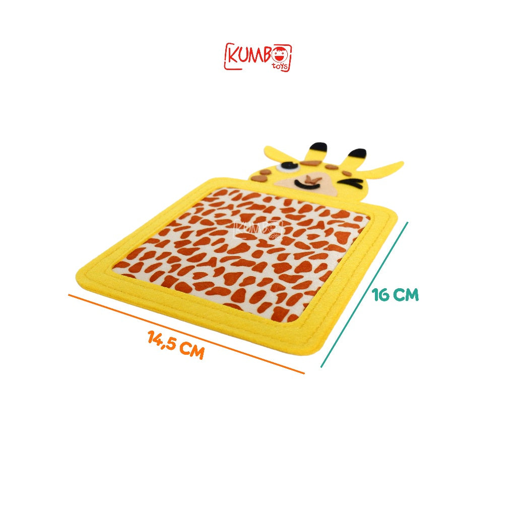 Mainan Edukasi Anak Sensory Play Mat Tekstur Karakter Hewan